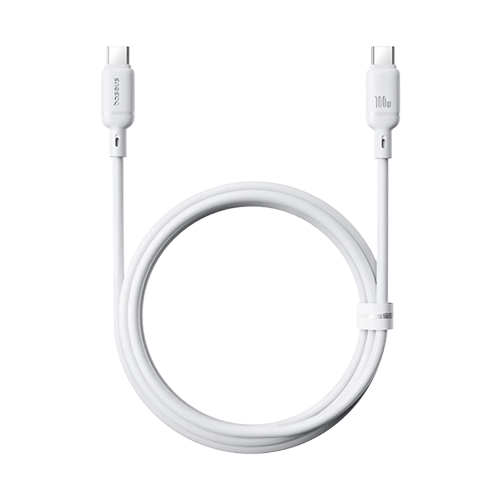 Cabo_Baseus_Silky_USB_C_100W_2m_Branco