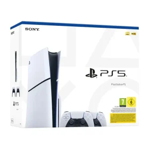 Sony PlayStation 5 Slim Standard Edition 1TB + 2 Comandos DualSense
