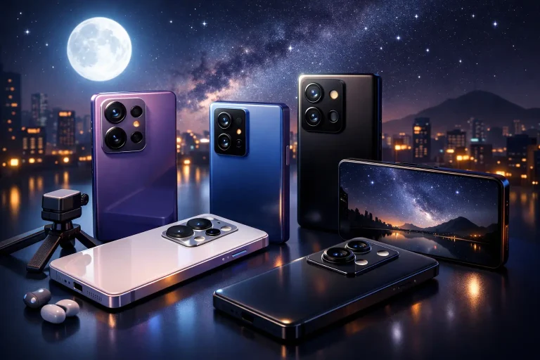 8 melhores telemóveis para fotografia noturna