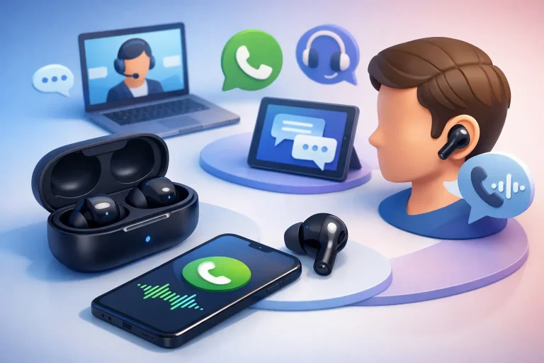 Review earbuds para chamadas: o que conta