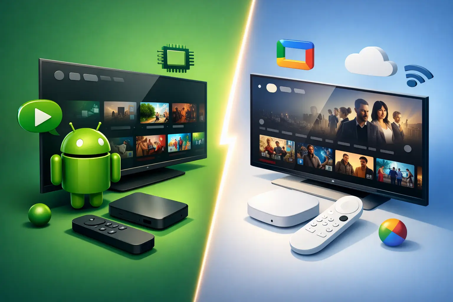 Android TV versus Google TV: qual comprar?