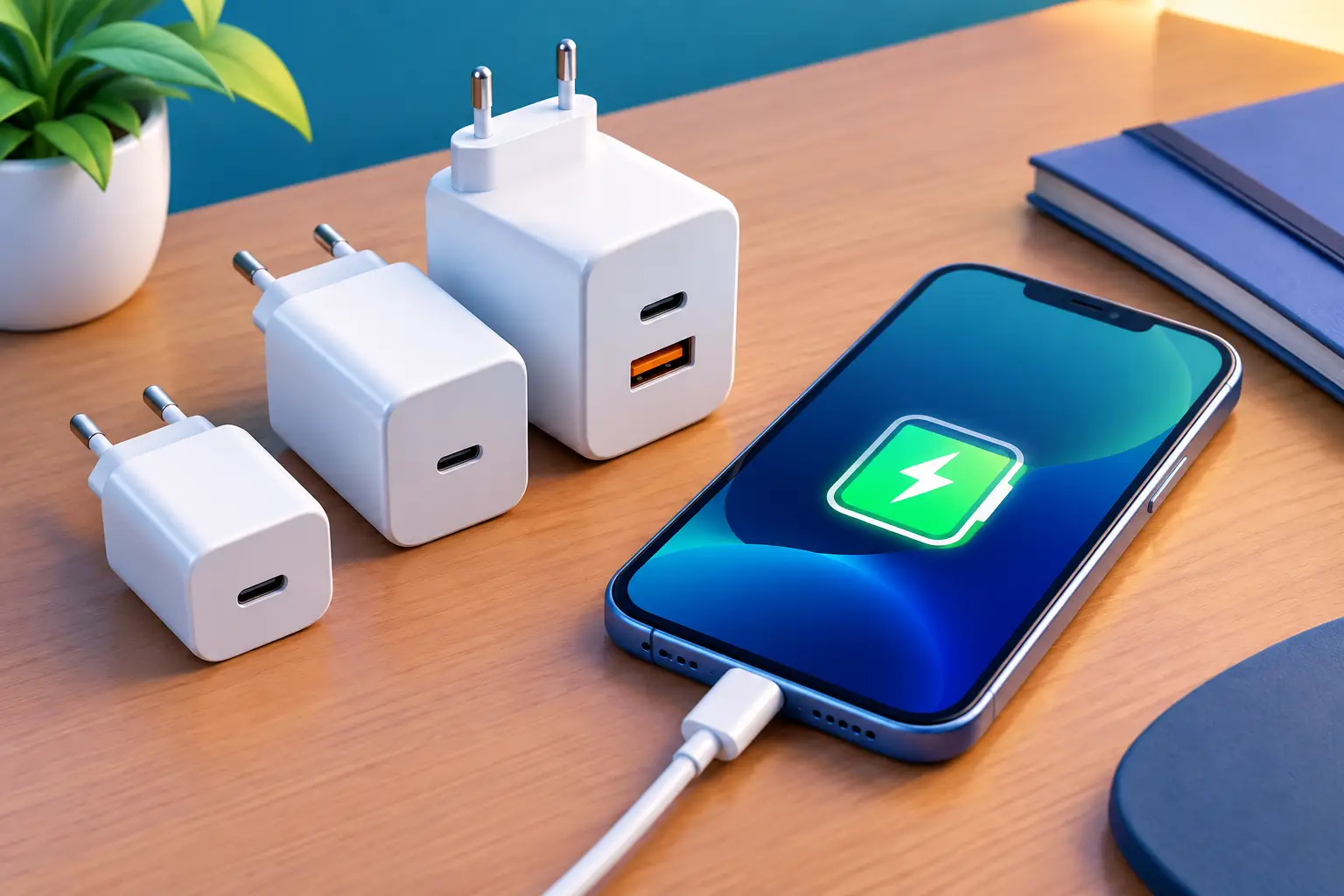 Quantos watts precisa um carregador de telemóvel?